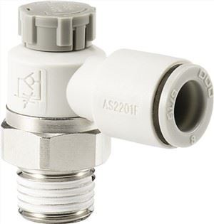 Kiiruse reguleerimise ventiili pneumaatilised kiirliitmikud